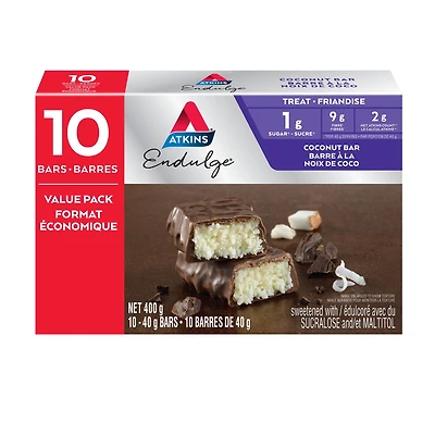 Atkins Endulge Coconut Treat Bars - Value Pack