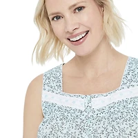 Chemise de nuit tissée sans manches George pour femmes