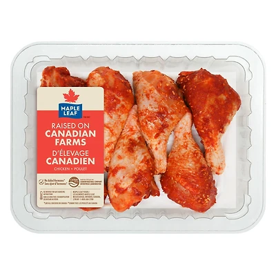 Maple Leaf BBQ Seasoned Chicken Drumsticks