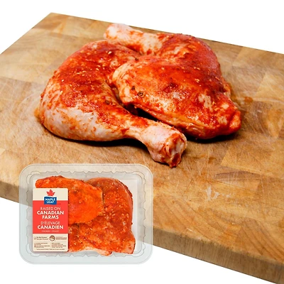 Quarts arrières de cuisse de poulet assaisonnés barbecue Maple Leaf