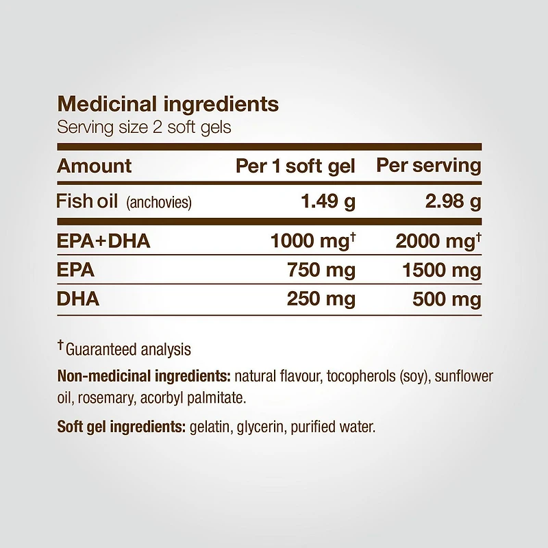 NutraSea hp Oméga-3 Extra fort Gélules liquides 60s