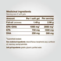 NutraSea hp Oméga-3 Extra fort Gélules liquides 60s