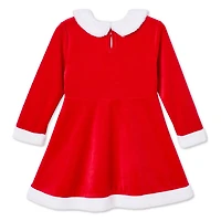 Robe père Noël George pour petites filles