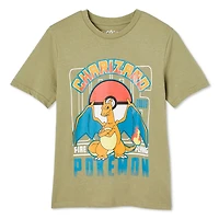 T-shirt à manches courtes Pokémon Charizard pour garçons Tailles TP-G