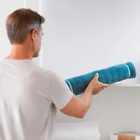 Premium XXL Size Heating Pad avec rangement compact bleu sarcelle