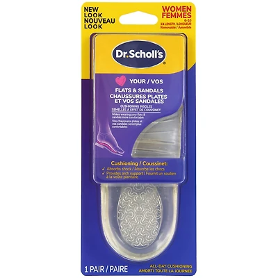 Dr. Scholl's® Love Your Flats & Sandals 3/4 Length Insoles