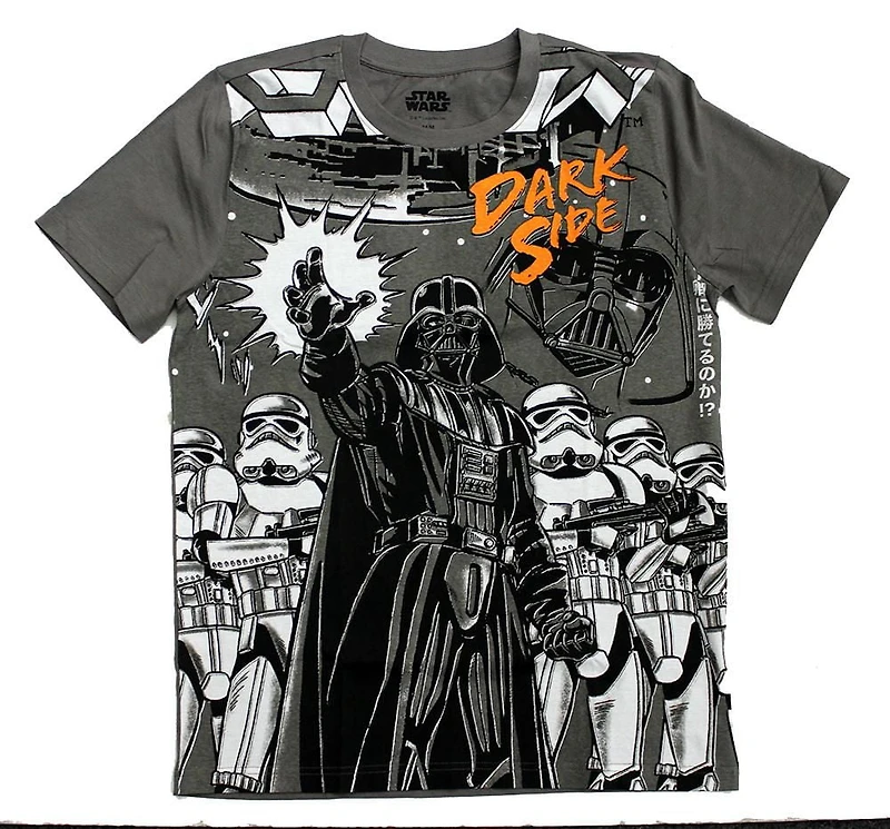 Men's license Darth Vader T shirt.