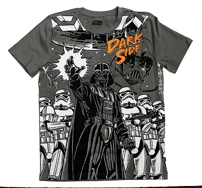 Men's license Darth Vader T shirt.