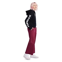 AIRWALK WOMENS FULL ZIP CROPPED FLEECE