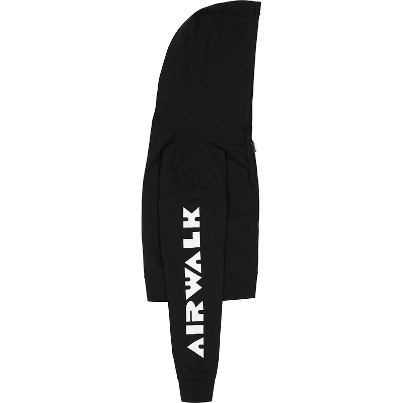 AIRWALK WOMENS FULL ZIP CROPPED FLEECE