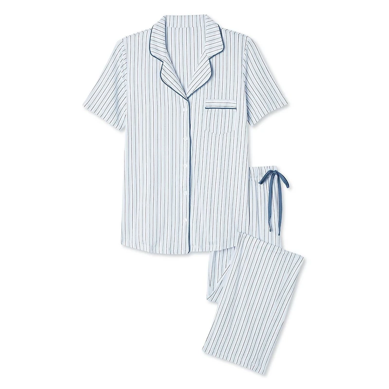 Pyjama 2 pièces épais et soyeux George pour femmes