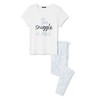 George Women's Hacci Pajamas 2-Piece Set