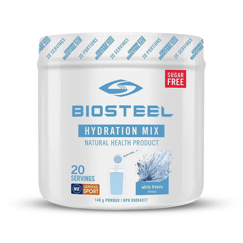 BioSteel Hydration Mix White Freeze Flavor 20 servings