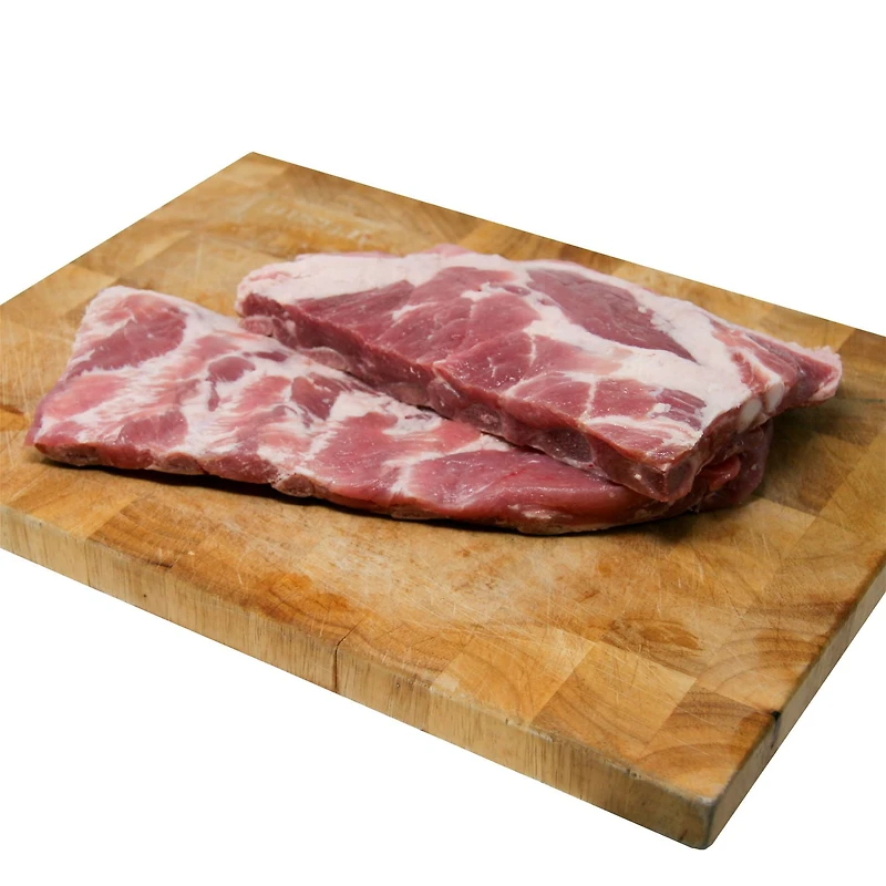 Côtes de flanc de porc entières fraîches Maple Leaf Élevé sans antibiotiques 2 Côtes de flanc de porc