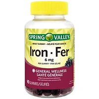 Spring Valley 6 mg Iron Gummy