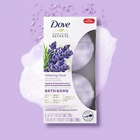 Dove Relaxing Care Lavender & Chamomile Scent Bath Bomb