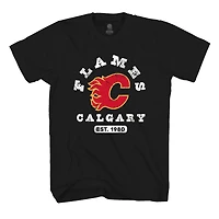 NHL Calgary Flames Curved Shot Men's Short Sleeve T-Shirt *On-Line Exclusive