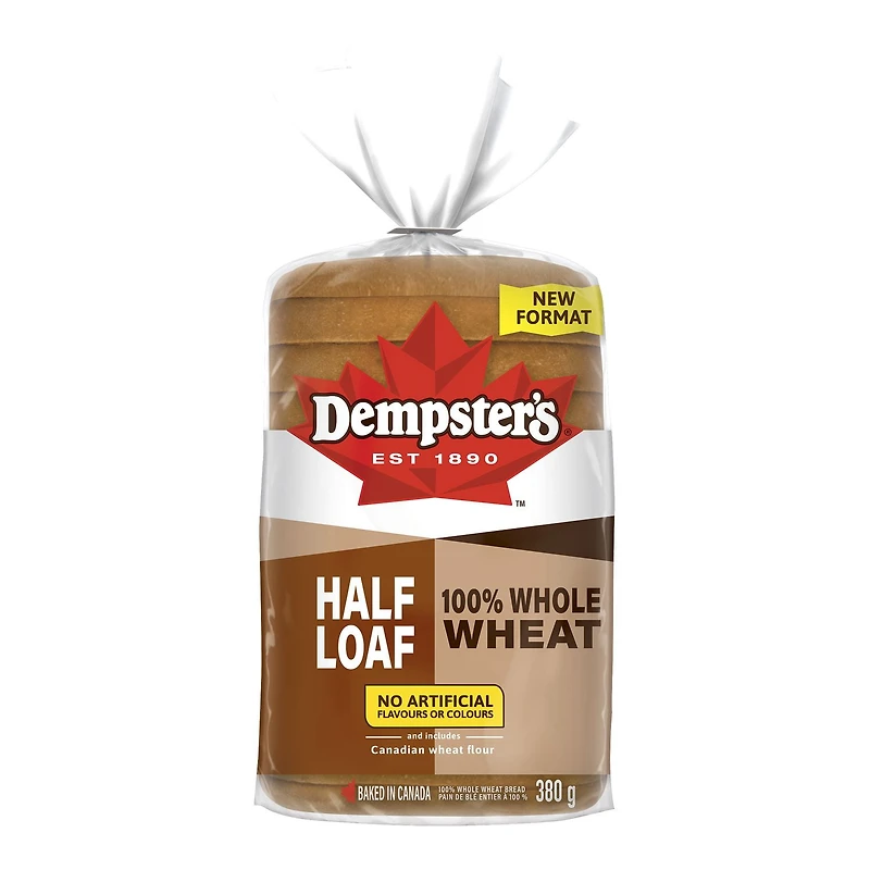 Dempster’s®  100% Whole Wheat Bread, 380g