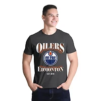 T-shirt à manches courtes Echo pour hommes des Oilers d'Edmonton de la LNH *Exclusivité en ligne