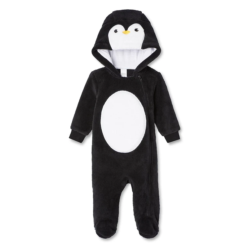 Grenouillère d’hiver en pingouin George pour bébés garçons