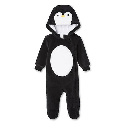 Grenouillère d’hiver en pingouin George pour bébés garçons