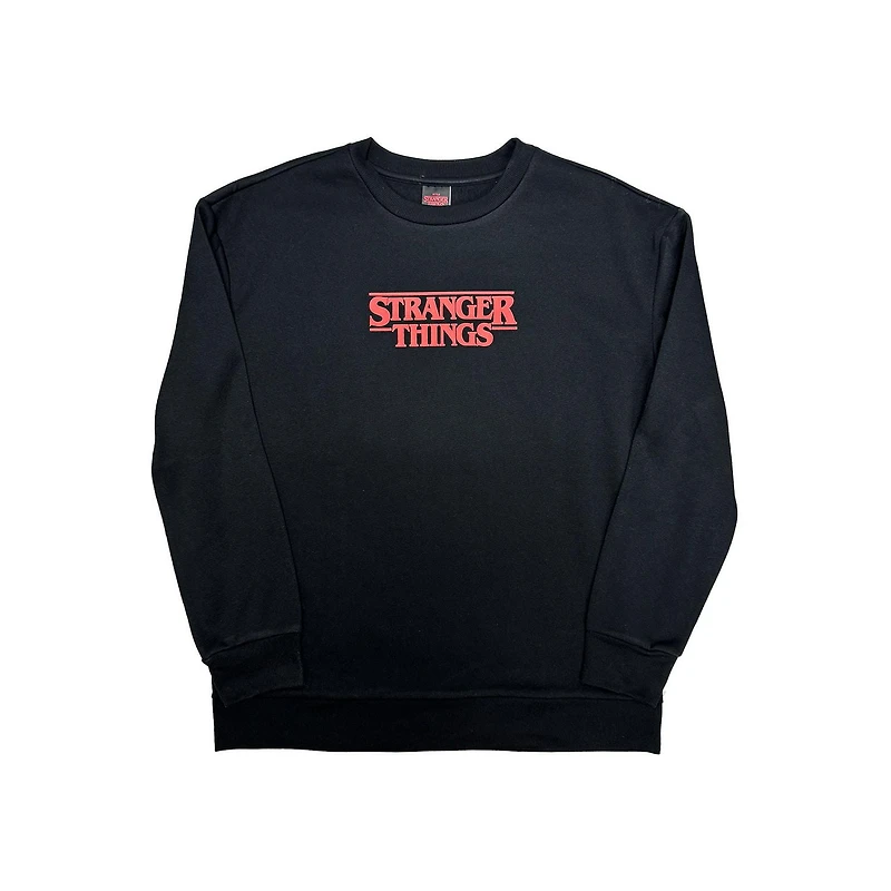 Stranger Things Ladies Logo Long Sleeve Crew