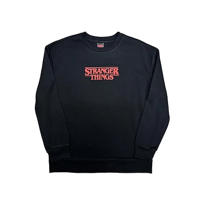 Stranger Things Ladies Logo Long Sleeve Crew