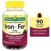 Spring Valley 6 mg Iron Gummy