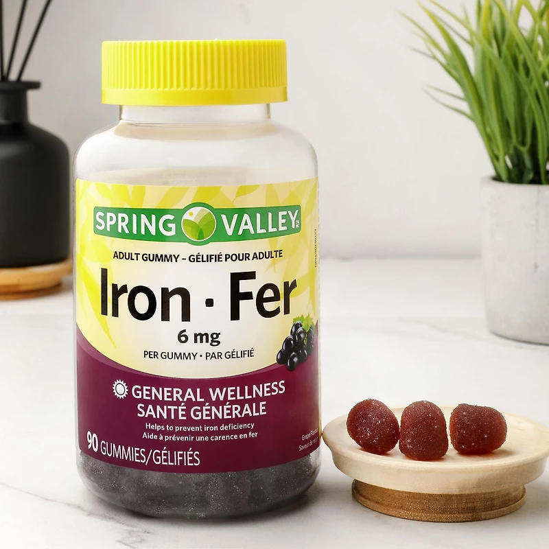 Spring Valley 6 mg Iron Gummy