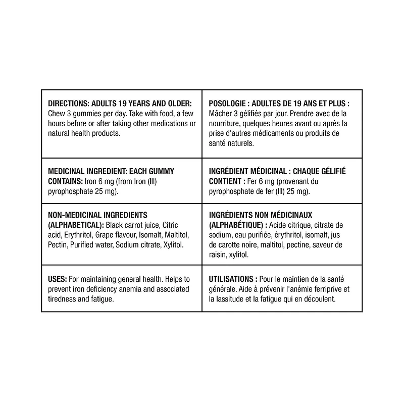 Spring Valley 6 mg Iron Gummy