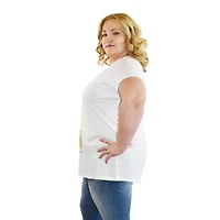 Ladies Plus Disney Sweet Face Minnie Scoop Tee