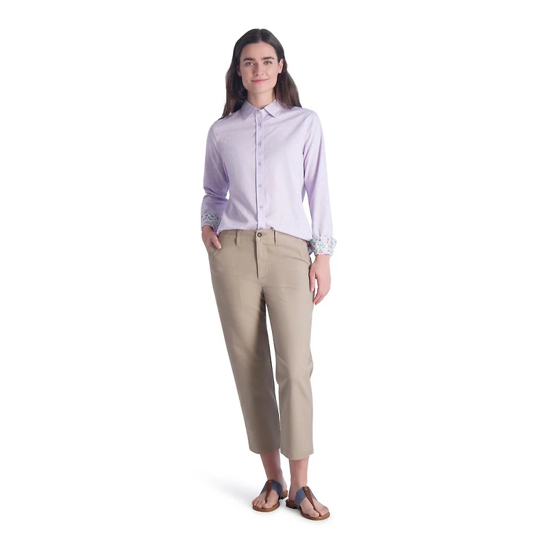Chemise boutonnée extensible à manches longues Chaps