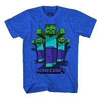 T-shirt Minecraft garçon