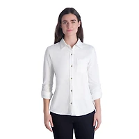 CHAPS-LONG SLEEVE KNIT SHIRT-