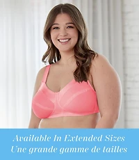 Bestform 9706715 Satin Trim Wireless Cotton Bra with Unlined Cups