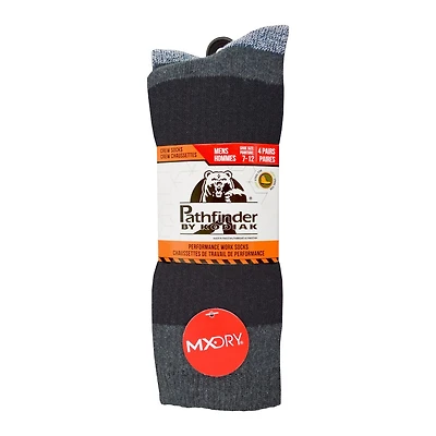 Chaussettes de travail Kodiak pour hommes en paq. de 4 Pointures de chaussures 7 à 12