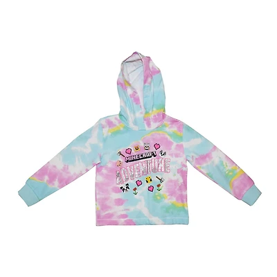 Girls Minecraft Adventure Long Sleeve Hoodie