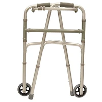 Cadre de marche pliable en aluminium avec roues