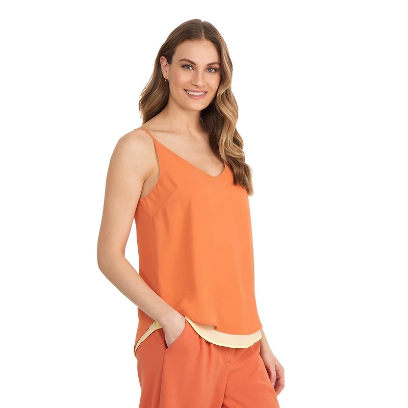 Mexx Women’s Two-Toned Reversible V-Neck Tank Top