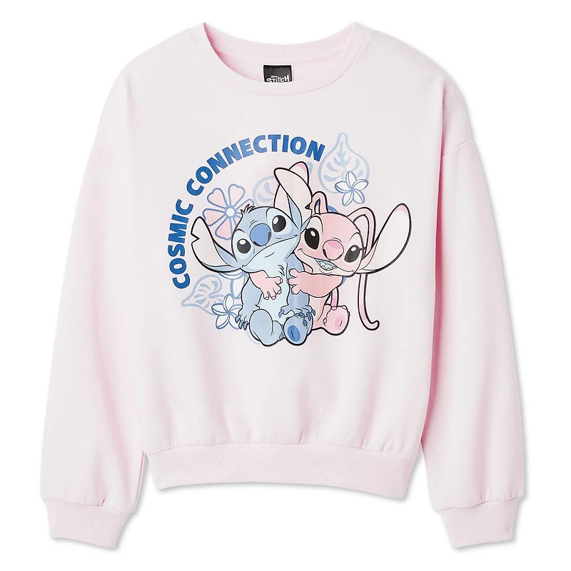 Disney Girls' Stitch Sweatshirt