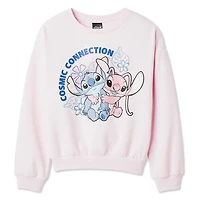 Disney Girls' Stitch Sweatshirt