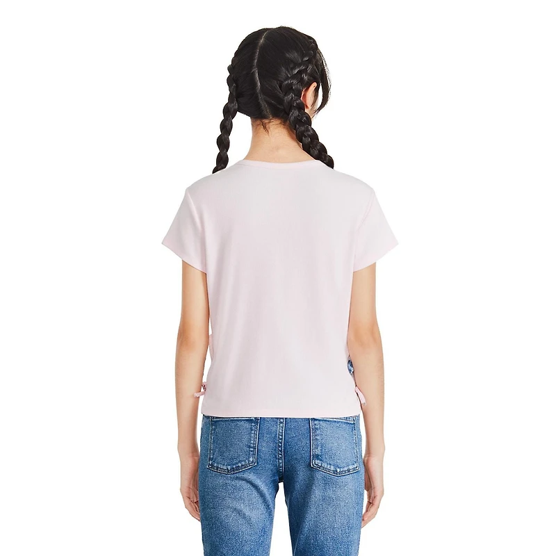 T-shirt côtelé Stitch Disney pour filles