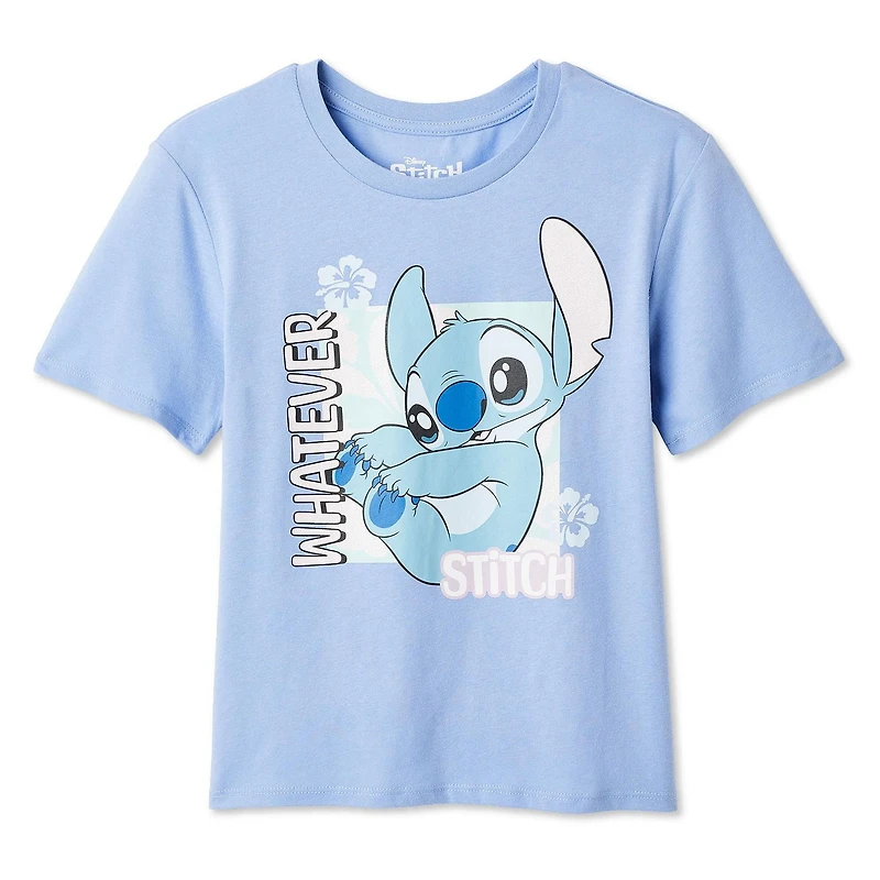 Disney Girls' Stitch Graphic T-Shirt
