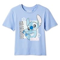 Disney Girls' Stitch Graphic T-Shirt