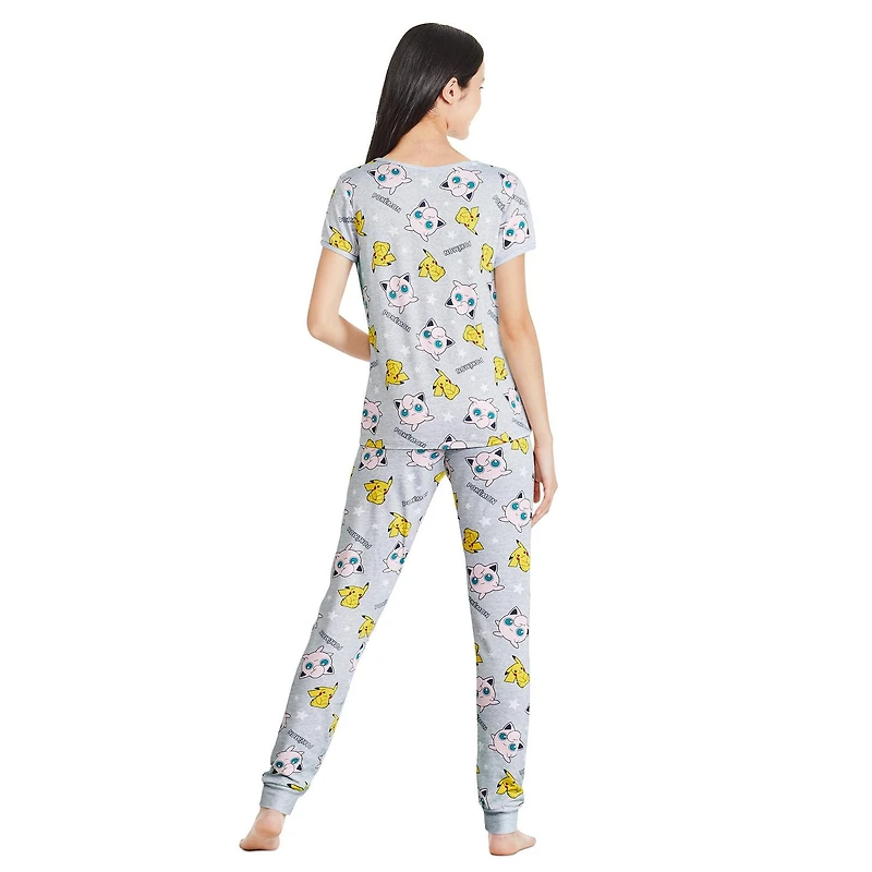 Pokemon Girls' Two Piece Pajama Set