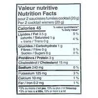 Hygrade Smoked Cocktail Wieners, 225 g