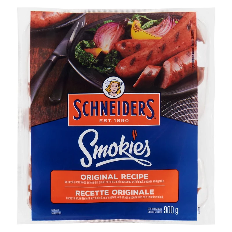 Saucisson fumé original Smokies Schneiders 900 g