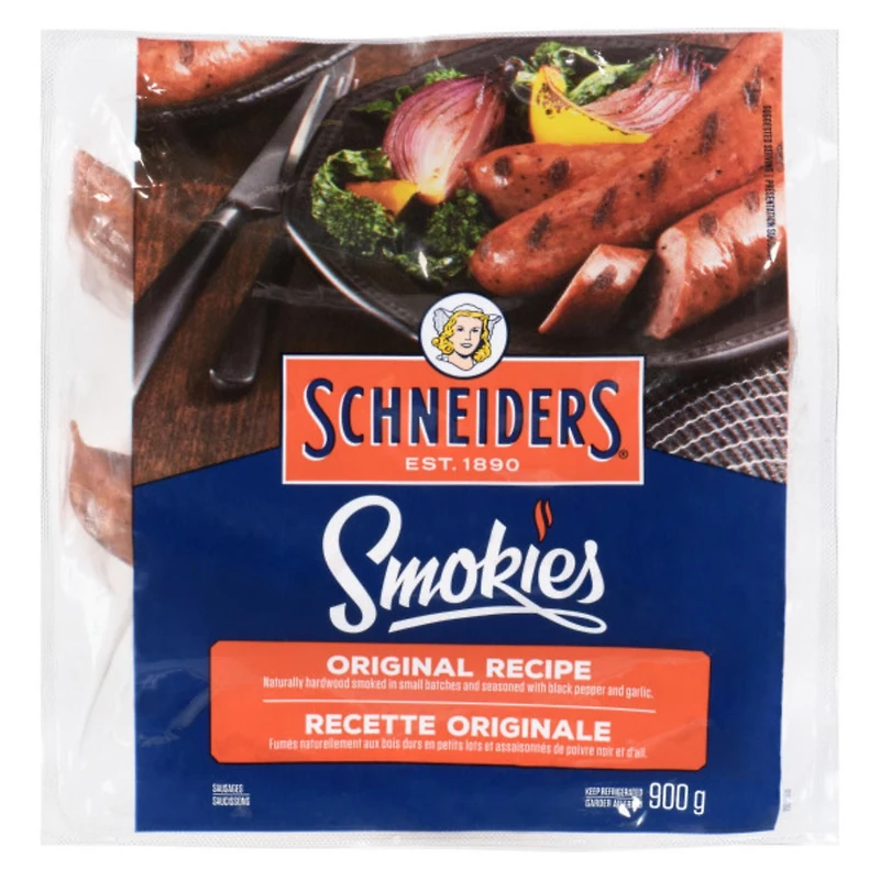 Saucisson fumé original Smokies Schneiders 900 g