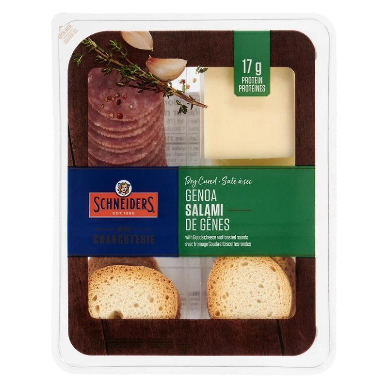 Trousse-collation au salami de Gênes salé à sec Schneiders 75 g