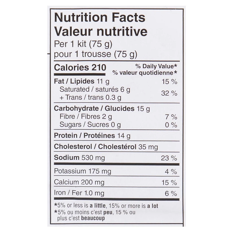 Schneiders Hardwood Smoked Turkey Breast Snack Kit, 75 g